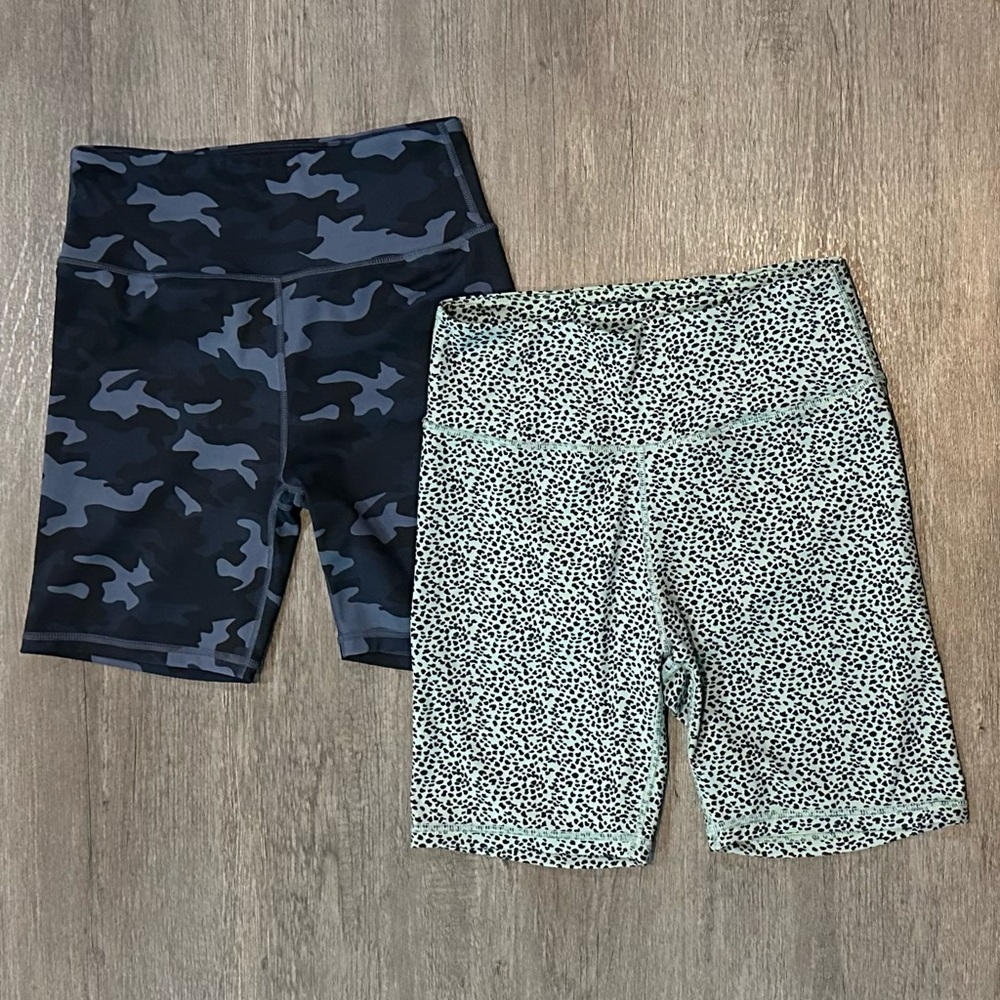 2 pair or Women’s Athletic Workout Biker shorts
